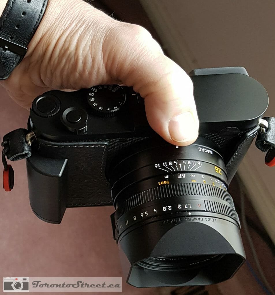 Leica Q2 Top Front Leica Q2 Top Front