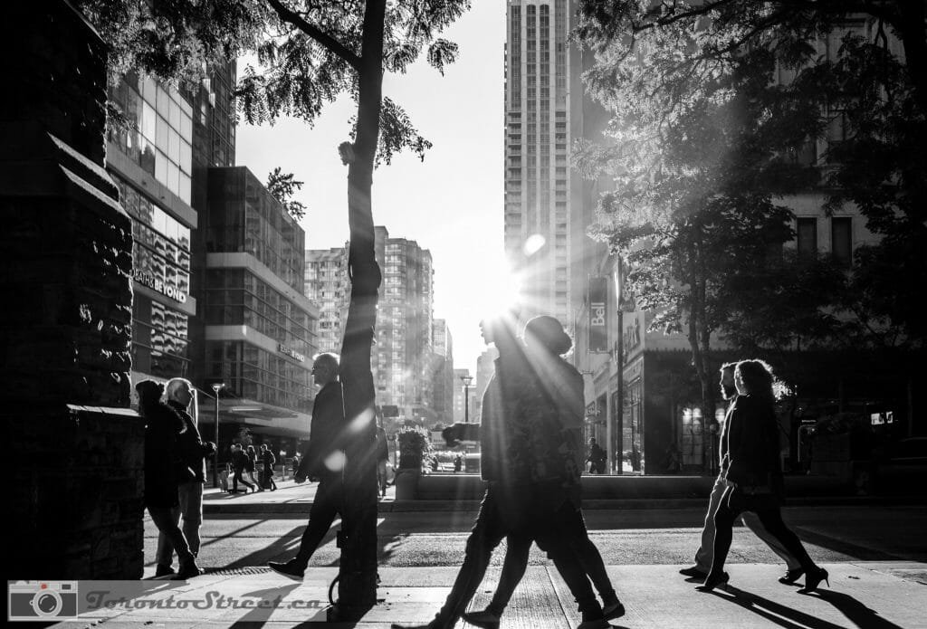B&amp;W Street photography in the sun