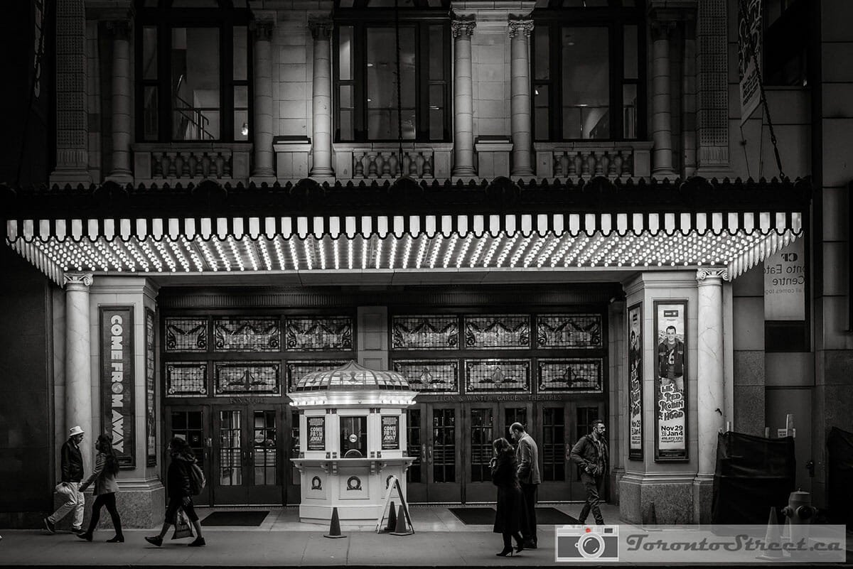 A Fall Night Walk In Town With Camera