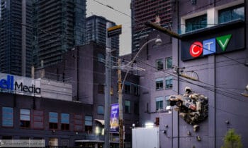 Colourful City Street Photography in Downtown Toronto